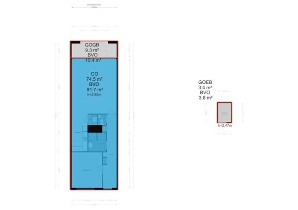 Floorplan - Zwanebloemweg 37, 1433 WE Kudelstaart